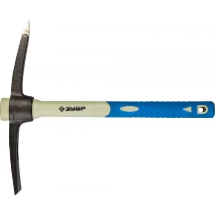 Кирка ЗУБР кованая, с обратной двухкомпонентной фиберглассовой рукояткой, 600г 20175-06 купить в Губкинске