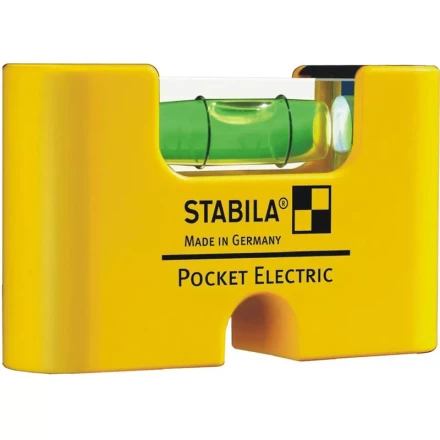 Уровень тип  Pocket Electric  70x20x40мм с магнитом и пазом под отвертку   STABILA купить в Губкинске