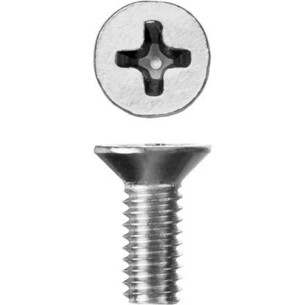 Винт ЗУБР &quot;МАСТЕР&quot; DIN 965, класс прочности 4.8, оцинкованный, M4x10мм, 5кг 303110-04-010 купить в Губкинске