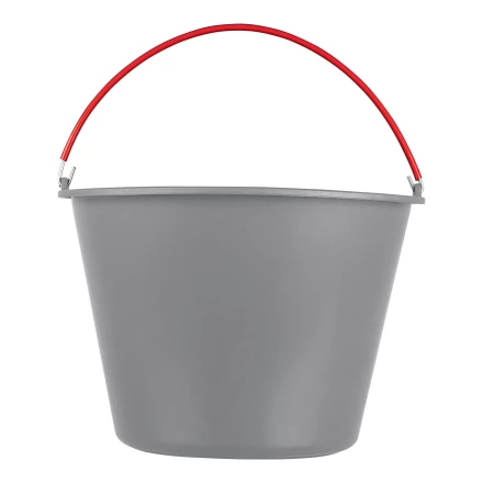 Ведро строительное пластмассовое Matrix 12 л, ударопрочное, обрезиненная ручка, 81462 купить в Губкинске