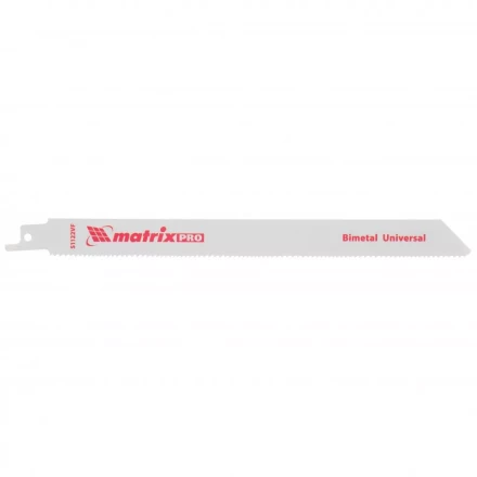Полотна универсальные для сабельной пилы S1122VF   200/1,8-2,5мм Bimetal  2штуки  PRO Matrix 782002 купить в Губкинске