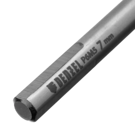 Сверло спиральное по металлу Denzel 7,0 x 109мм, Р6М5, Golden Tip, многогранная заточка 718280 купить в Губкинске