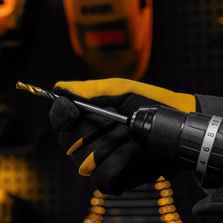 Сверло спиральное по металлу Denzel 7,0 x 109мм, Р6М5, Golden Tip, многогранная заточка 718280 купить в Губкинске