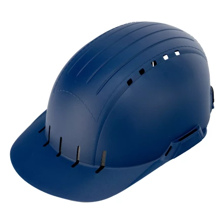 Каскетка защитная &quot;Стиль&quot;, пластиковая, синяя Сибртех 89170 купить в Губкинске