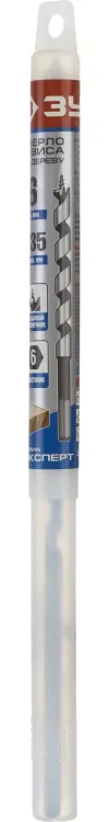ЗУБР. Сверло по дереву, спираль Левиса, HEX хвостовик, 6х235мм 2948-235-06_z01 купить в Губкинске