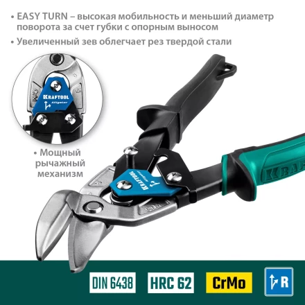 Ножницы по металлу двухрычажные Alligator 2328-OR купить в Губкинске