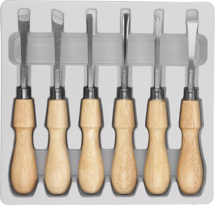 Фигурные стамески ЗУБР 6 предм Профессионал 18373-H6 купить в Губкинске