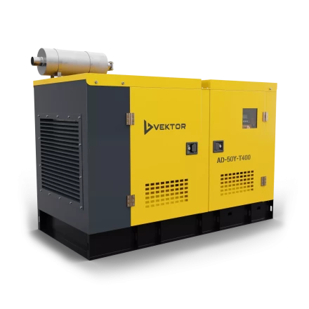 Дизельный генератор Vektor AD-50Y-T400 в шумозащитном кожухе с АВР купить в Губкинске