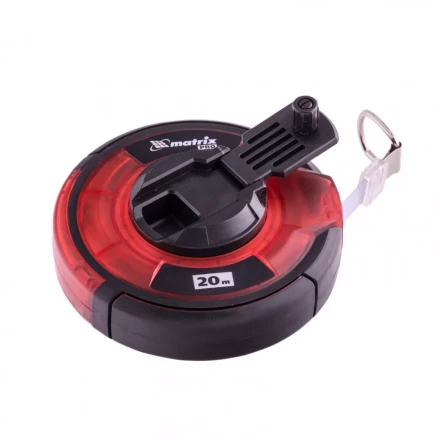 Рулетка геодезическая 20 м х 12,5 мм закрытый корпус стальная лента односторонняя шкала Pro Matrix 31280 купить в Губкинске