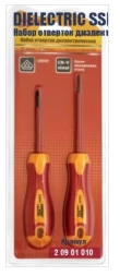 Набор отверток диэлектрических Кратон Dielectric SSD-02, 2 пр., блистер 2 09 01 010