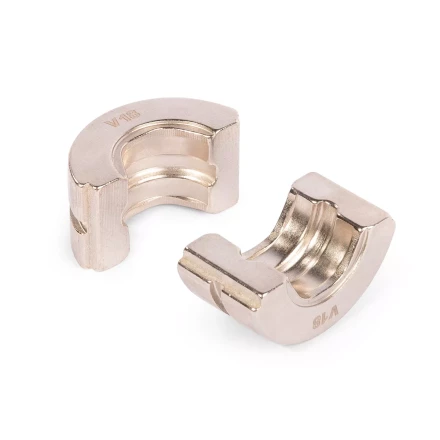 Набор матриц КВТ V (15–28 мм) для опрессовки фитингов из меди и нержавеющей стали (89623) купить в Губкинске