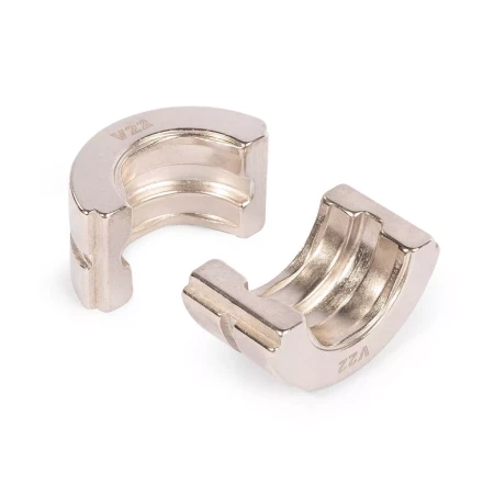 Набор матриц КВТ V (15–28 мм) для опрессовки фитингов из меди и нержавеющей стали (89623) купить в Губкинске