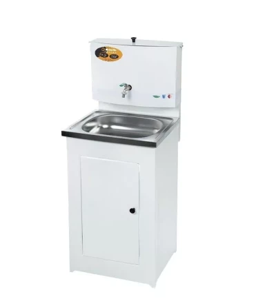 Умывальник дачный без подогрева ЛЮКС Вихрь нержавейка белый купить в Губкинске