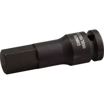 Торцовая головка KRAFTOOL &quot;INDUSTRIE QUALITAT&quot; ударная (1/2&quot;), HEX, Cr-Mo, фосфатированная, H14 27950-14_z01 купить в Губкинске