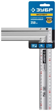 ЗУБР 250 мм, жесткий столярный угольник, Профессионал (34392-25) купить в Губкинске