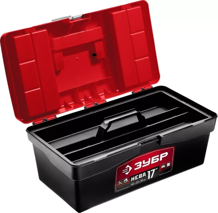 Ящик для инструмента &quot;НЕВА-17&quot; пластиковый, ЗУБР 38323-17 купить в Губкинске