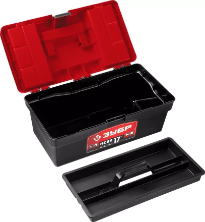 Ящик для инструмента &quot;НЕВА-17&quot; пластиковый, ЗУБР 38323-17 купить в Губкинске