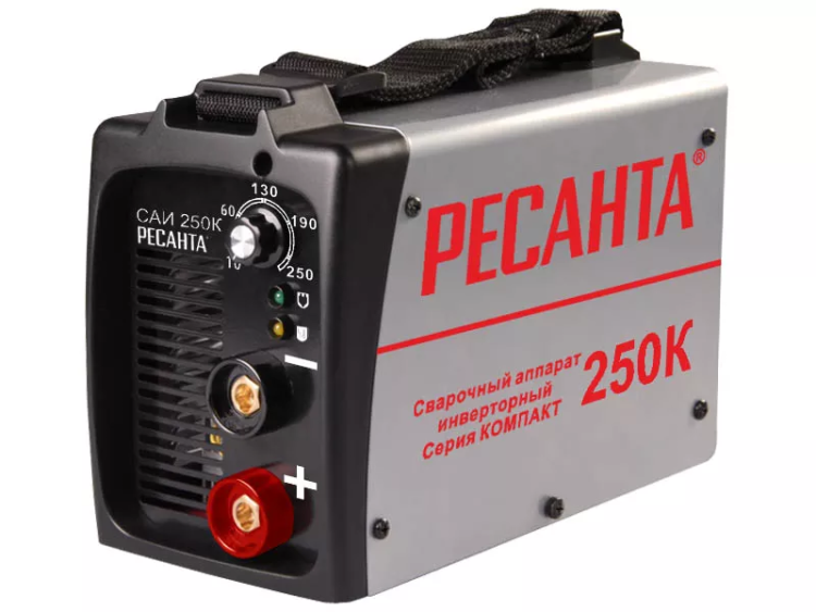 Сварочный аппарат инверторный РЕСАНТА САИ250К(компакт) купить в Губкинске