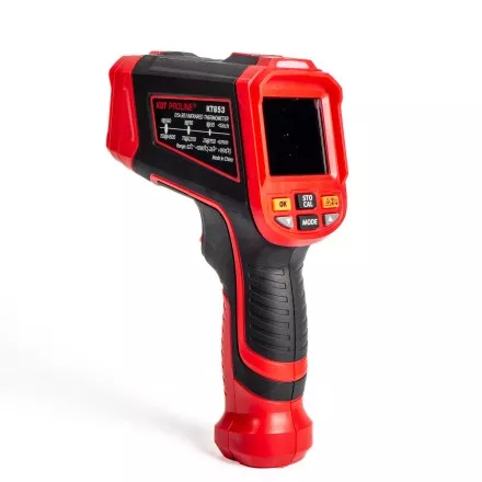 Лазерный бесконтактный цифровой пирометр КВТ KT 653 до 1080°C (87246) купить в Губкинске