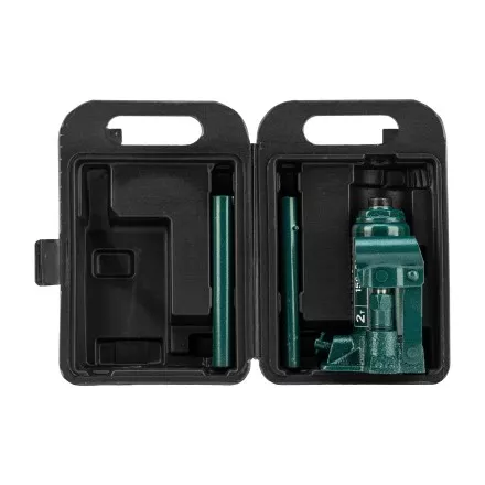 Домкрат гидравлический бутылочный Сибртех 50812, 2 т, 150-280 мм, в пласт. кейсе купить в Губкинске