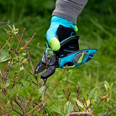 Секатор с наковальней Palisad, 220 мм, регулировка захвата, трехкомпонентные рукоятки, Luxe, 604805 купить в Губкинске
