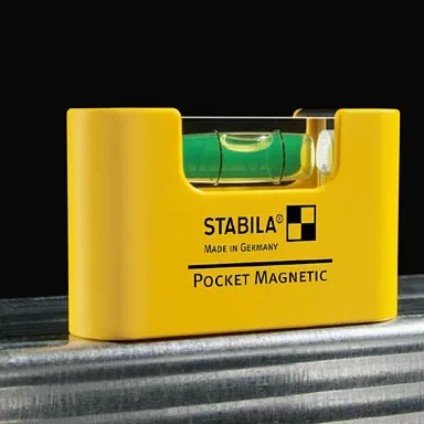 Уровень тип  Pocket Magnetic  70x20x40мм  с магнитом   STABILA купить в Губкинске
