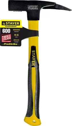 Молоток КРОВЕЛЬЩИКА PRO 600г с фиберглассовой рукояткой, STAYER Professional 20201 20201 купить в Губкинске