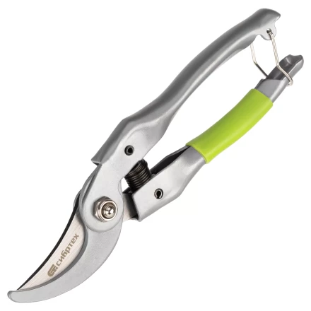 Секатор прямого реза Сибртех, 225 мм, металлические рукоятки, нижняя в ПВХ-оболочке, 604695 купить в Губкинске