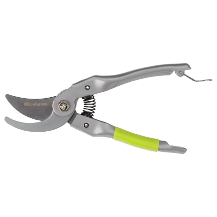 Секатор прямого реза Сибртех, 225 мм, металлические рукоятки, нижняя в ПВХ-оболочке, 604695 купить в Губкинске