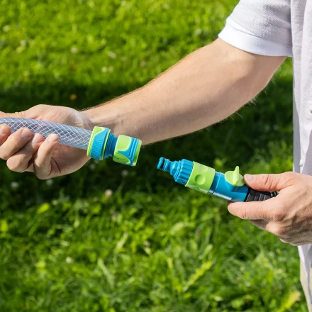 Шланг поливочный прозрачный армированный Palisad 67364 3-х слойный, 3/4&quot;, 25 м купить в Губкинске