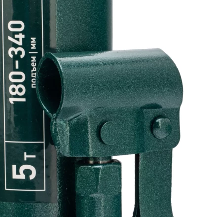 Домкрат гидравлический бутылочный Сибртех 50814, 5 т, 180-340 мм, в пласт. кейсе купить в Губкинске