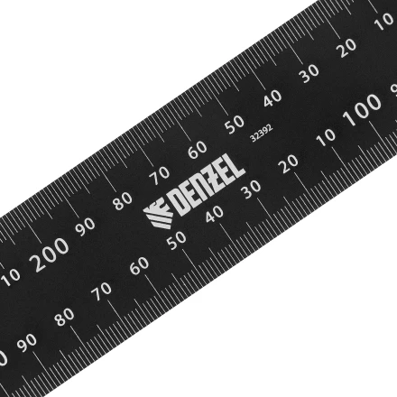 Угольник, 200 х 300 мм, алюминиевый, лазерная гравировка Denzel 32392 купить в Губкинске