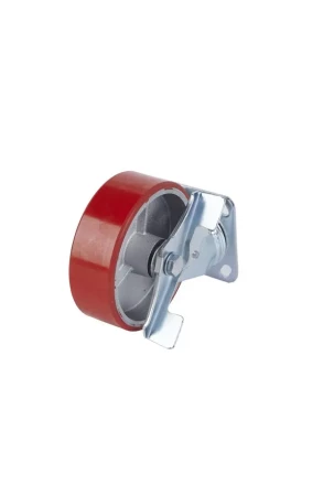 Колесо большегрузное поворотное SCpb 63 150 мм полиуретановое с тормозом (N) 1025347 купить в Губкинске