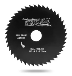 Диск HSS 85х15х0,8 мм 44T универсальный для циркулярной мини-пилы MESSER М200