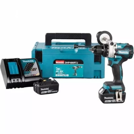 Аккумуляторная ударная дрель-шуруповерт Makita DHP486RTJ купить в Губкинске