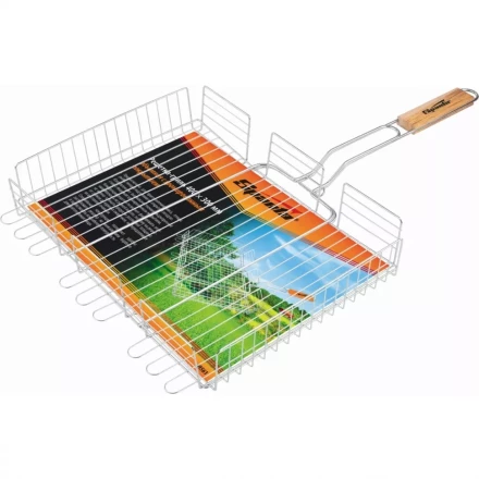 Решетка-гриль 300х400х65 мм объемная хромированная SPARTA 69561 купить в Губкинске