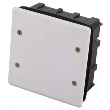 Коробка монтажная СВЕТОЗАР для подштукатурного монтажа, макс. напряжение 400В, с крышкой, 100х100х50мм, квадратная SV-54927 купить в Губкинске