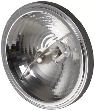 Лампа галогенная СВЕТОЗАР алюм. отражатель, угол 8гр, цоколь G53, диаметр 111мм, 50Вт, 12В SV-44745-08 купить в Губкинске