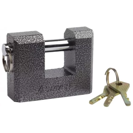 Замок STAYER &quot;MASTER&quot; навесной, П-образн.металлический корпус, с закаленной дужкой, в коробке, 80мм 37143-80 купить в Губкинске