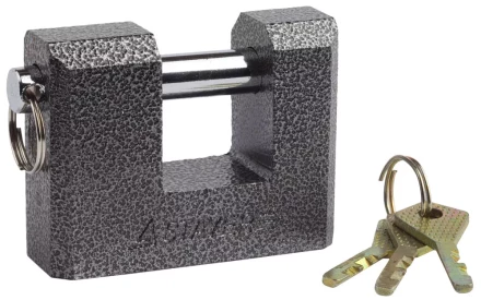 Замок STAYER &quot;MASTER&quot; навесной, П-образн.металлический корпус, с закаленной дужкой, в коробке, 80мм 37143-80 купить в Губкинске