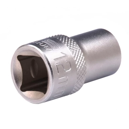 Головка торцевая 12 мм двенадцатигранная CrV под квадрат 1/2 хромированная Stels 13655 купить в Губкинске