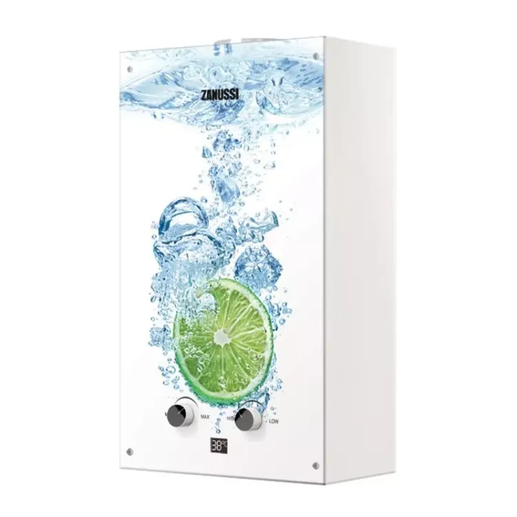Колонка газовая Zanussi GWH 10 Fonte Glass Lime купить в Губкинске