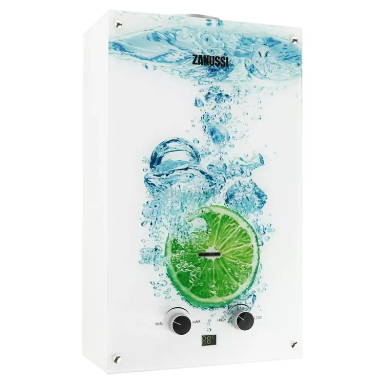 Колонка газовая Zanussi GWH 10 Fonte Glass Lime купить в Губкинске