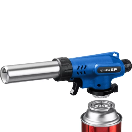 ЗУБР ГП-500, 1300°C, увеличенный выход пламени, газовая горелка с пьезоподжигом на баллон с цанговым соединением, Профессионал (55552) купить в Губкинске