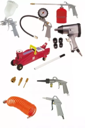 Компрессор масляный поршневой прямой привод Automobile Set VD 32/50 + 9 предметов Fubag купить в Губкинске