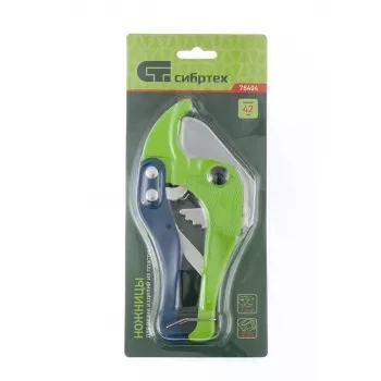 Ножницы для резки изделий из пластика порошковое покрытие,диаметр до 42мм СИБРТЕХ 78404 купить в Губкинске
