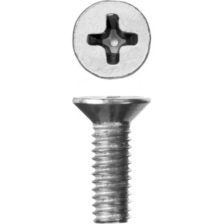 Винт ЗУБР &quot;МАСТЕР&quot; DIN 965, класс прочности 4.8, оцинкованный, M4x12мм, 5кг 303110-04-012 купить в Губкинске