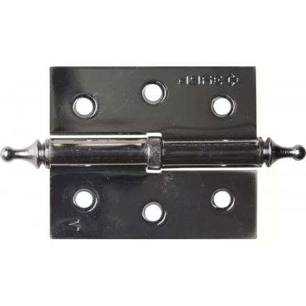 Петля дверная разъемная ЗУБР &quot;ЭКСПЕРТ&quot;, 1 подшипник, цвет хром (CP), левая, с крепежом, 75х63х2,5мм, 2 шт 37605-075-2L купить в Губкинске