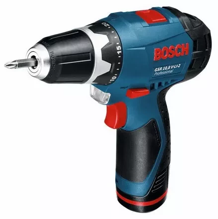 Дрель-шуруповерт аккумуляторная BOSCH GSR 10,8-2-LI (0.601.868.109) в кейсе купить в Губкинске
