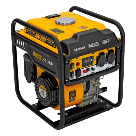 Генератор инверторный DENZEL GK-3800iF, 3,8 кВт, 230 В, ручной старт купить в Губкинске